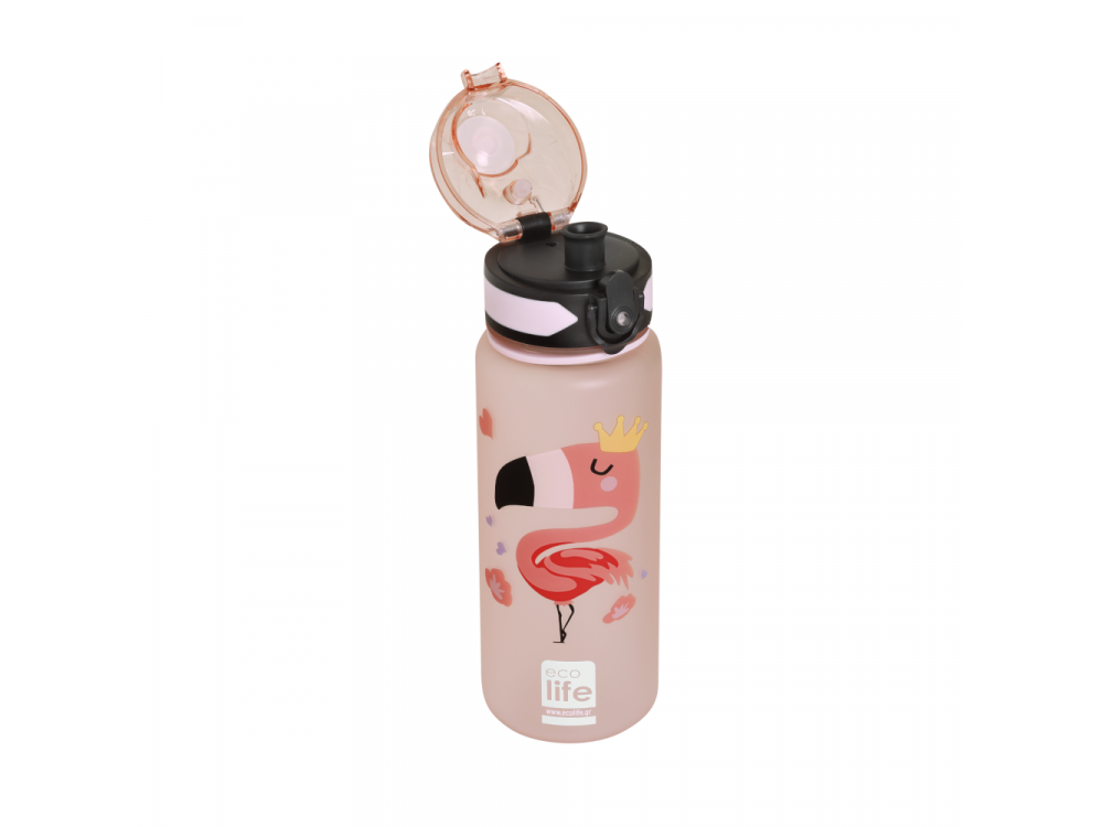Eco Life Παγούρι Tritan Flamingo, 500ML