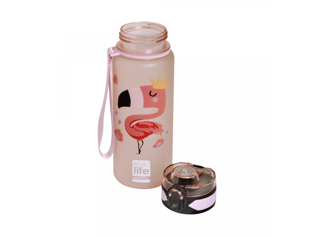 Eco Life Παγούρι Tritan Flamingo, 500ML