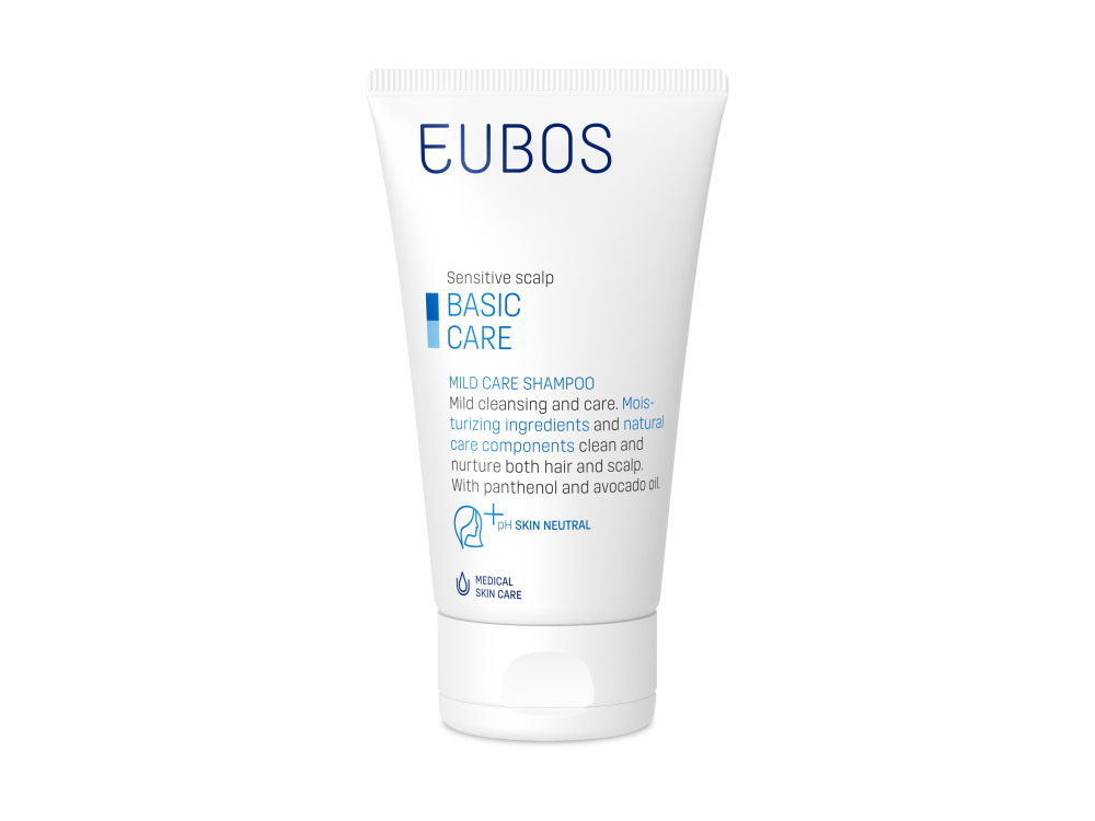 Eubos Mild Daily Shampoo, Απαλό Σαμπουάν για Καθημερινή Χρήση, 150ml