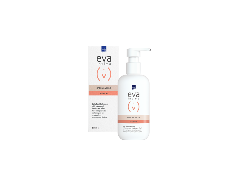 InterMed Eva Intima Wash Special, Καθημερινός καθαρισμός της Ευαίσθητης Περιοχής και Φυσική Προστασία από Δυσάρεστες Οσμές, 250ml