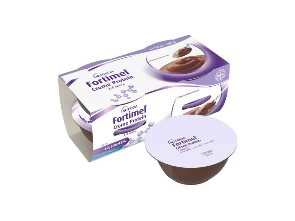 Fortimel Creme Protein, Σοκολάτα Κρέμα, 4Χ125, 1.6kcal