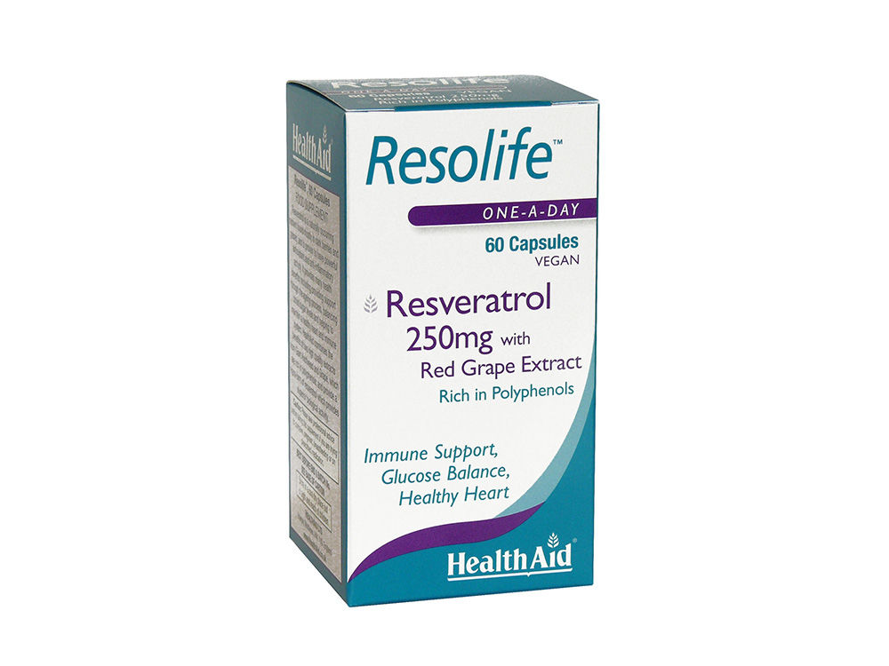 Health Aid Rezplife Resveratrol 250mg 60caps