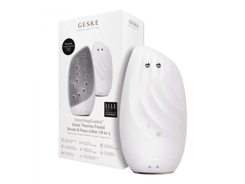 Geske Sonic Thermo Facial Brush & Face-Lifter 8 In 1 Starlight, 1τμχ