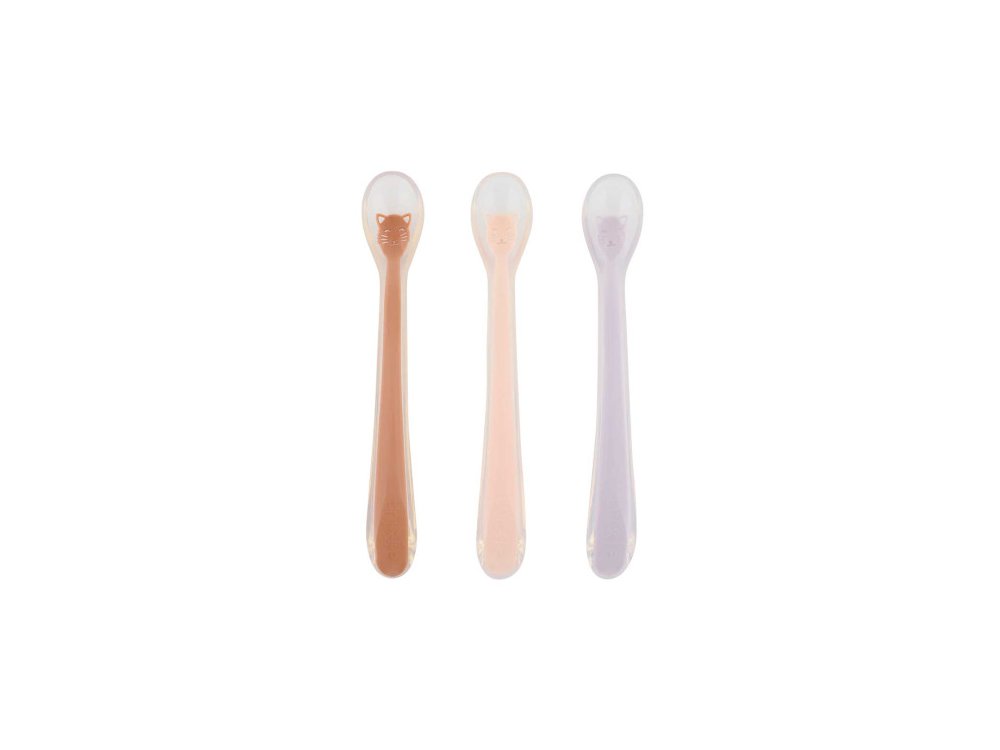 Trixie Feeding Spoon Mrs Cat Βρεφικό Σετ με Κουτάλια από Σιλικόνη για 4m+, 3τμχ