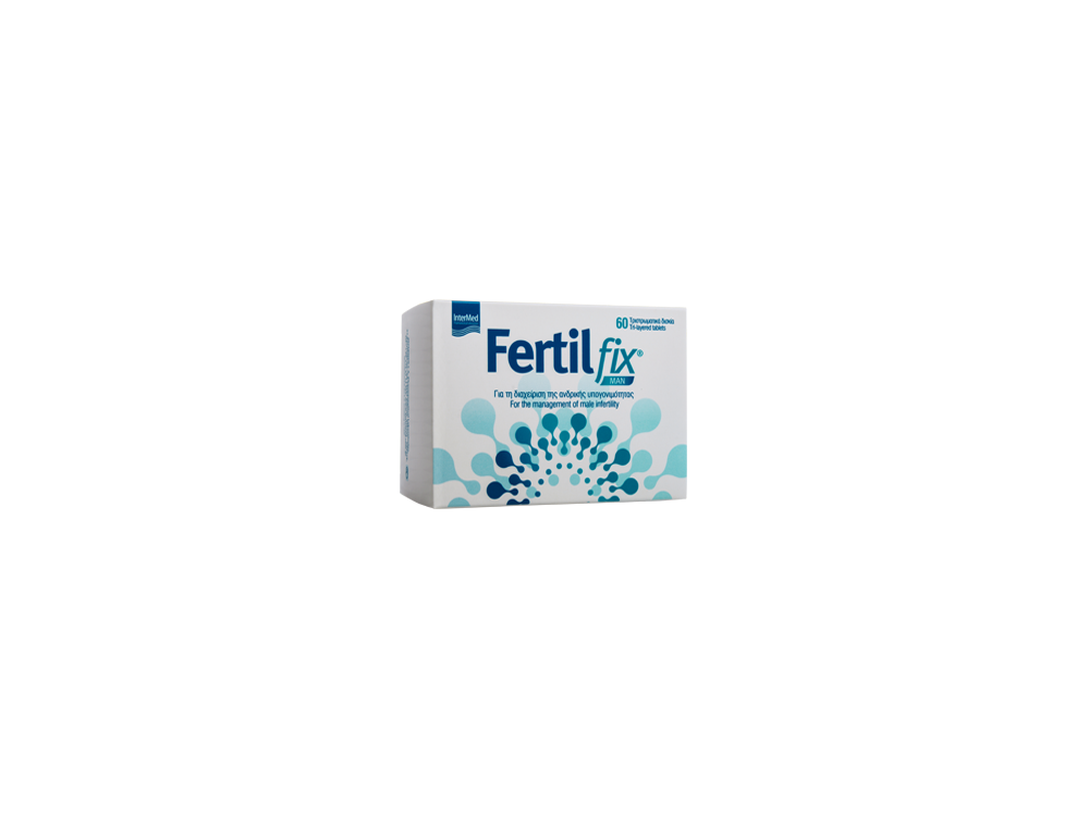 InterMed FertilFix Man, Συμπλήρωμα Διατροφής για τη Διαχείριση της Ανδρικής Υπογονιμότητας, 60τμχ