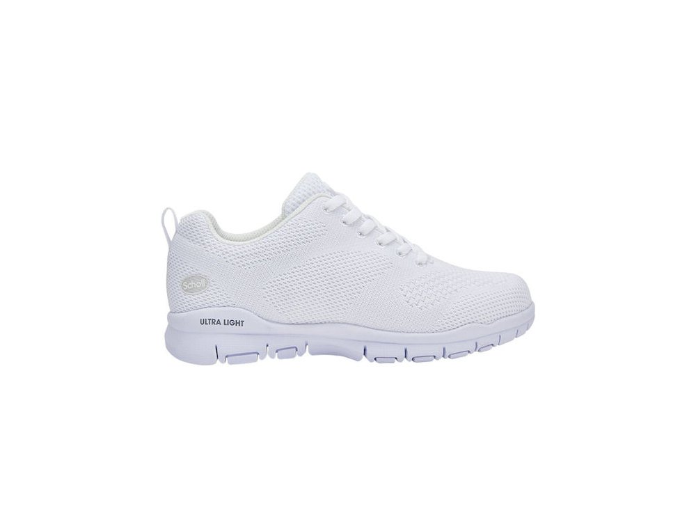Scholl Jump Laces White, Γυναικεία Ανατομικά Παπούτσια, Νο43