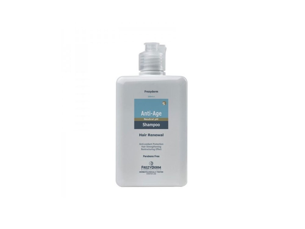Frezyderm Anti Age Shampoo Σαμπουάν κατά του Κιτρινίσματος των Λευκών ή Γκρίζων Μαλλιών, 200ml