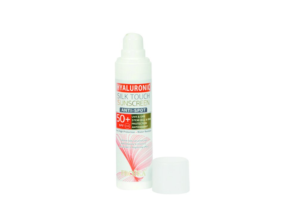 Froika Hyaluronic Silk Touch Suncare Anti-Spot Cream SPF50+ Αδιάβροχη Αντιηλιακή Κρέμα Προσώπου, 40ml
