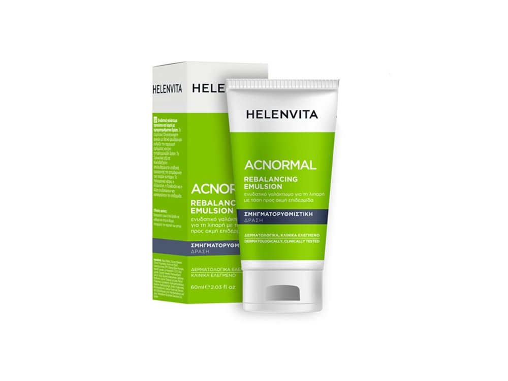 Helenvita ACNormal Rebalancing Emulsion, Ενυδατική κρέμα προσώπου για τη λιπαρή με τάση προς ακμή επιδερμίδα, 60ml