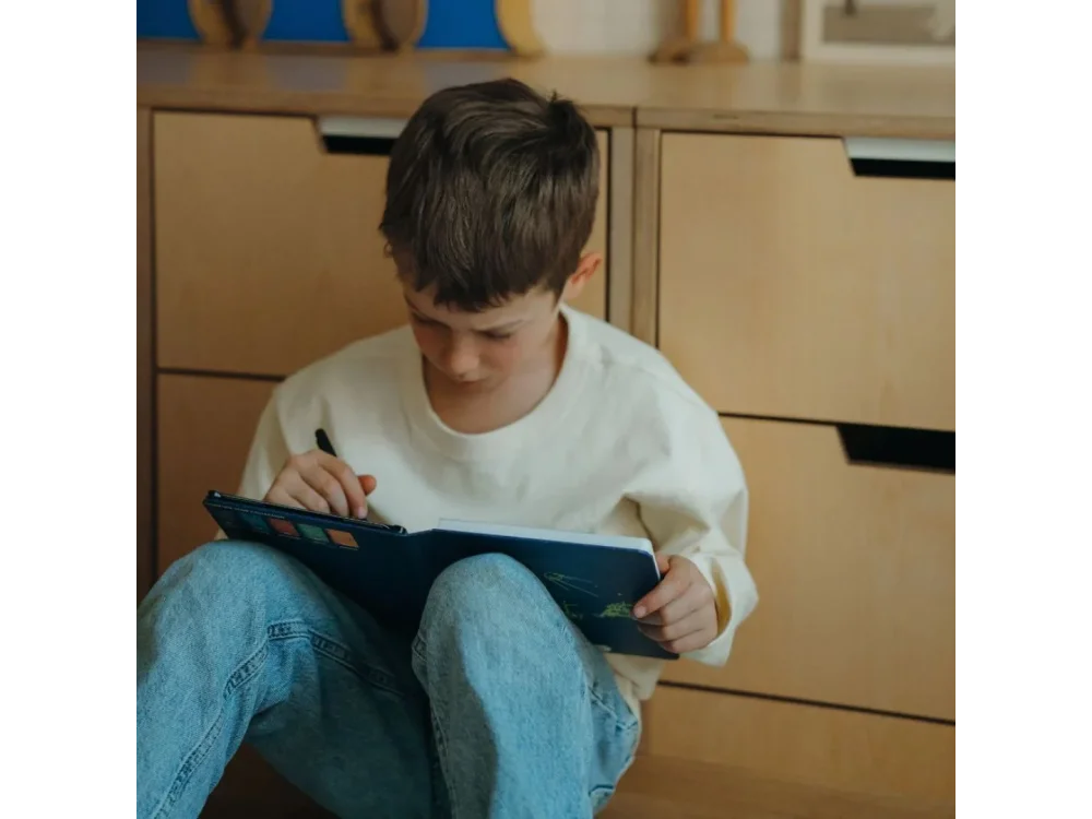 Kidywolf, Tablet ζωγραφικής με οθόνη LCD (30 κάρτες)- Galaxy