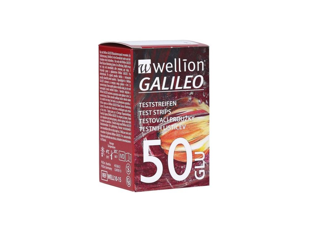 Wellion Galileo Ταινίες Μέτρησης Σακχάρου, 50τμχ