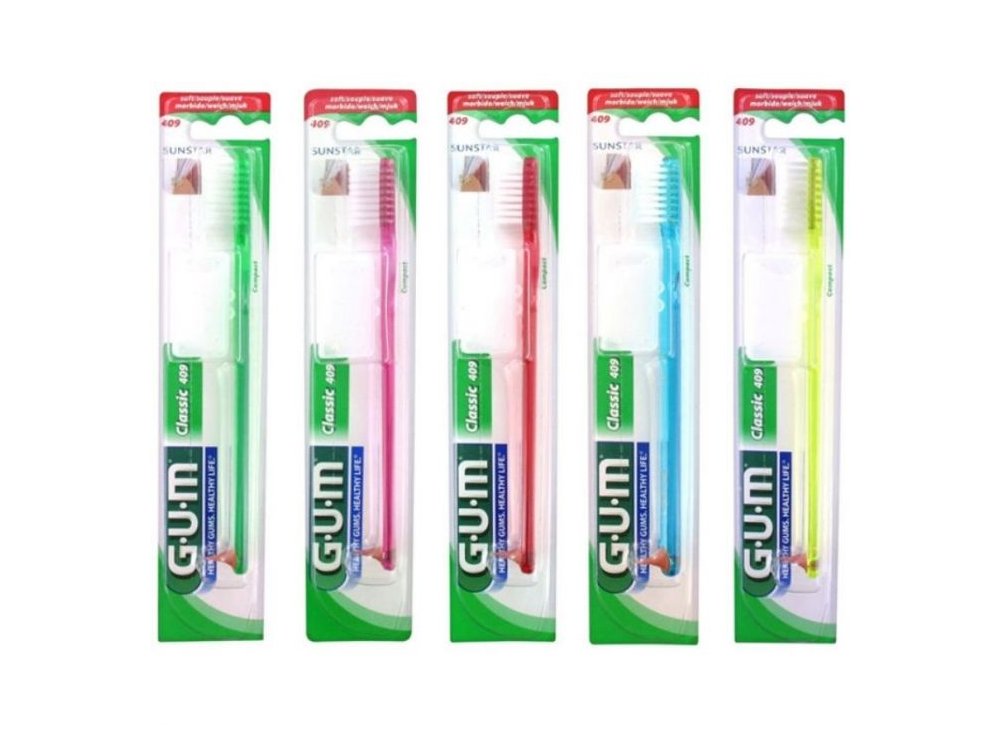 Gum Classic Soft Toothbrush 4-Row, Οδοντόβουρτσα Κλασσική Μαλακή, 1τμχ