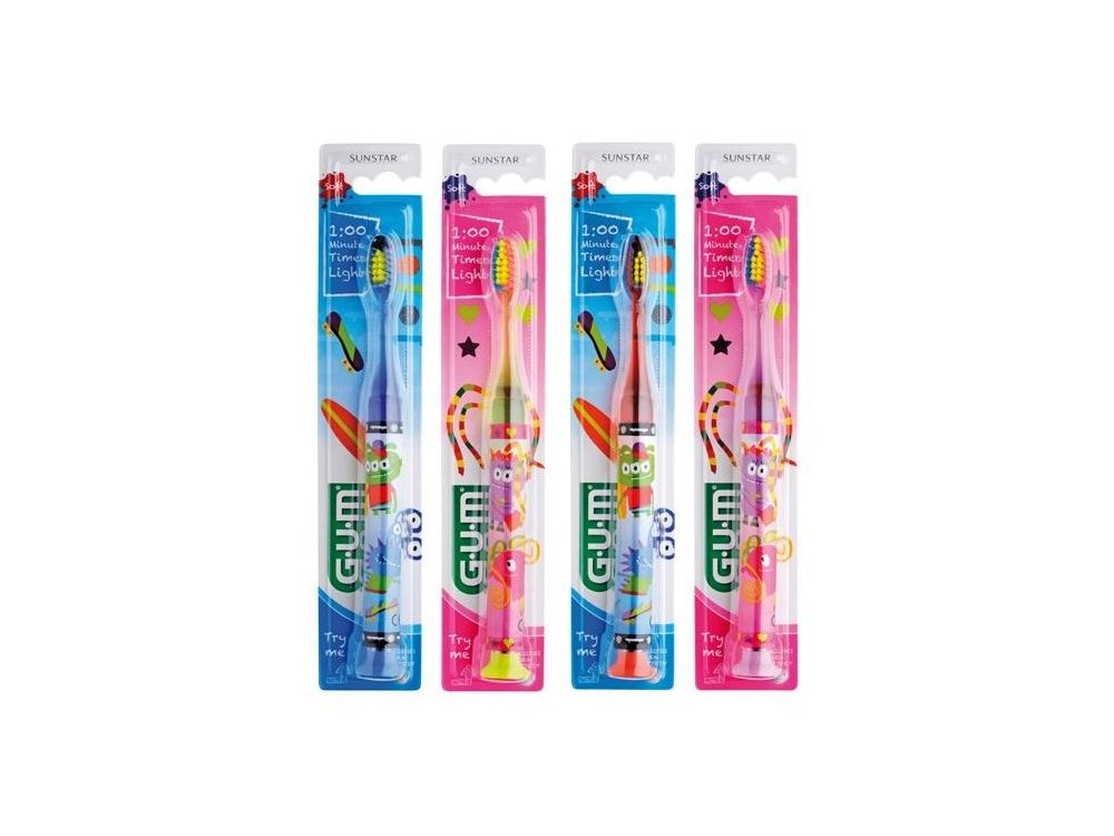 Gum 903 Light-Up Soft, Παιδική Οδοντόβουρτσα Μαλακή με Φωτεινή Ένδειξη 1 Λεπτού, 1τμχ