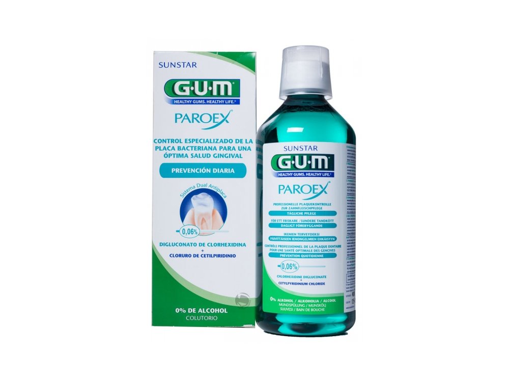 Gum Paroex Daily Prevention 0.06%, Στοματικό Διάλυμα για Ενήλικες, 500ml
