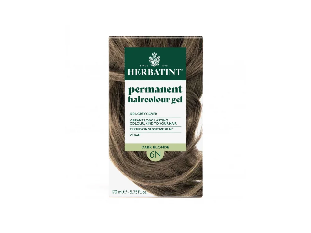 Herbatint, Φυτική Βαφή Μαλλιών Ξανθό Σκούρο, 6Ν, 150ml