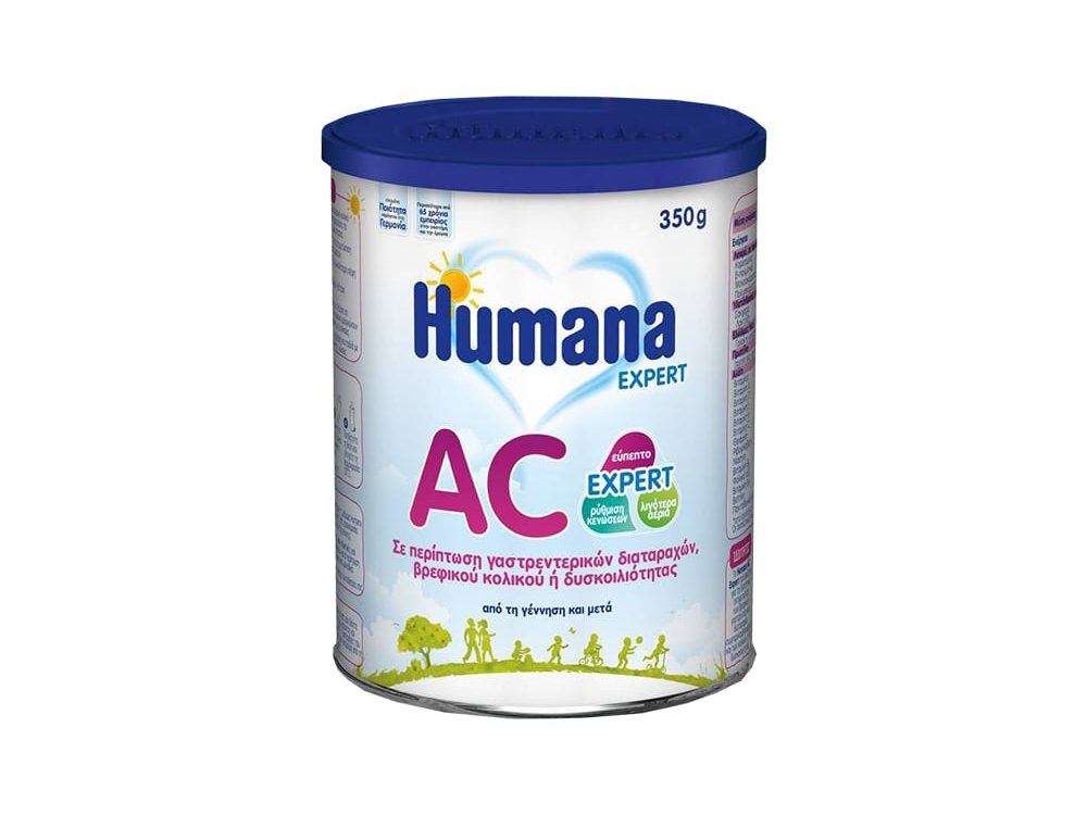 Humana AC Expert Βρεφικό Γάλα 0m+ Κατά των Κολικών & της Δυσκοιλιότητας, 350gr