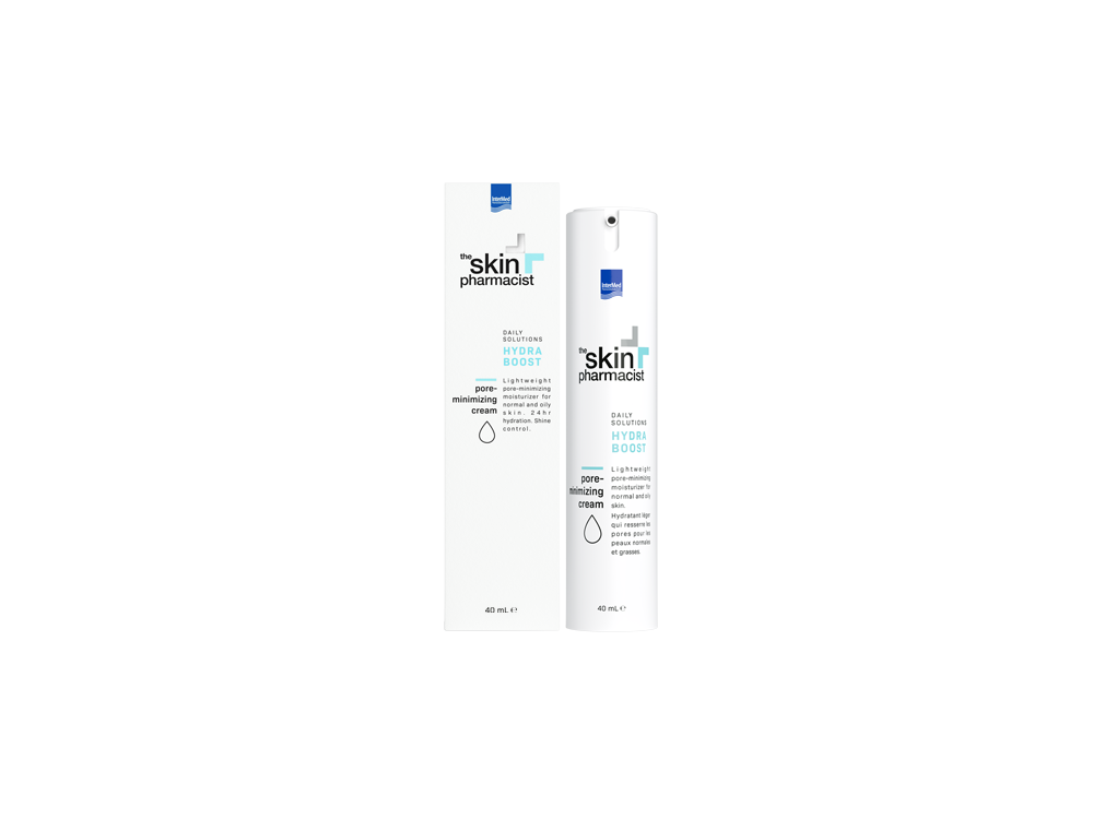 InterMed Skin Pharmacist Hydra Boost Pore-Minimizing Cream, Ελαφριά Ενυδατική Κρέμα για Κανονικό & Λιπαρό Δέρμα, 40ml
