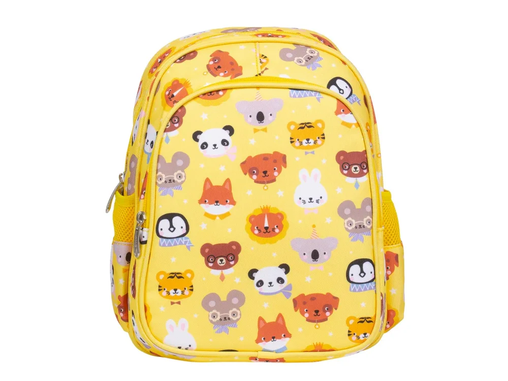 A Little Lovely Company Animal Friends, Σχολική Τσάντα Πλάτης Νηπιαγωγείου με Ισοθερμική Θήκη, 1τεμ