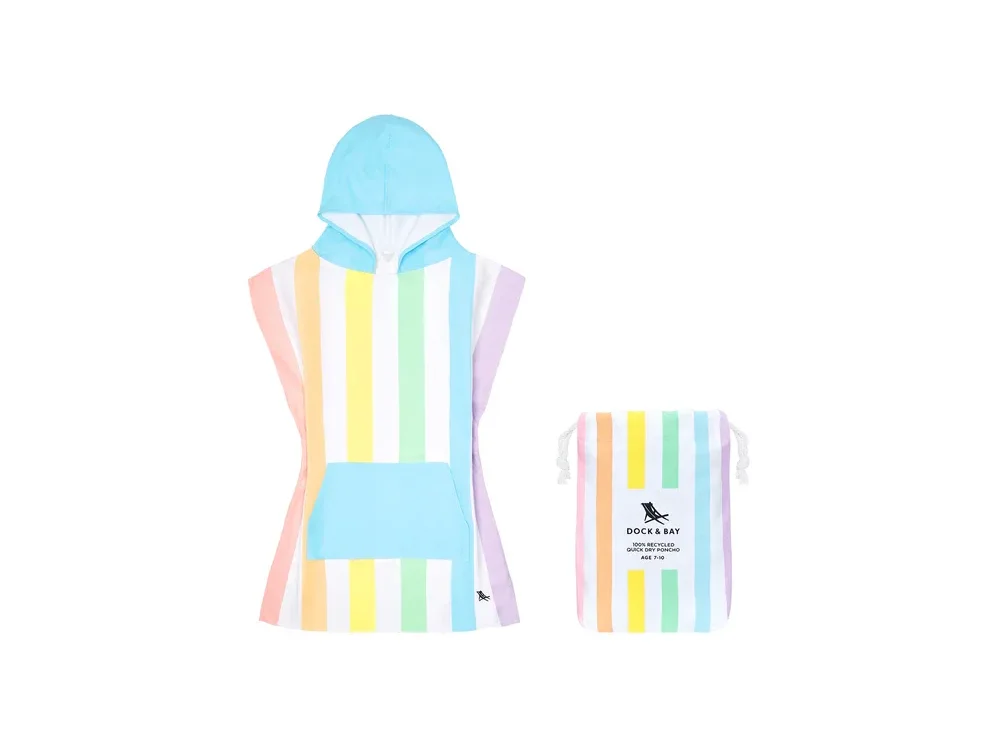 Dock & Bay Παιδικό πόντσο Unicorn Waves Microfiber , Microfiber, για 3-5 ετών