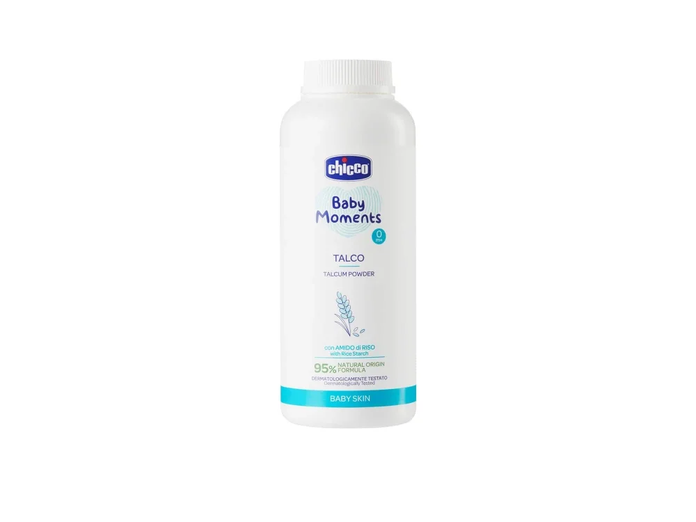 Chicco Baby Moments Talco Πούδρα Ταλκ, 150g, 1τμχ
