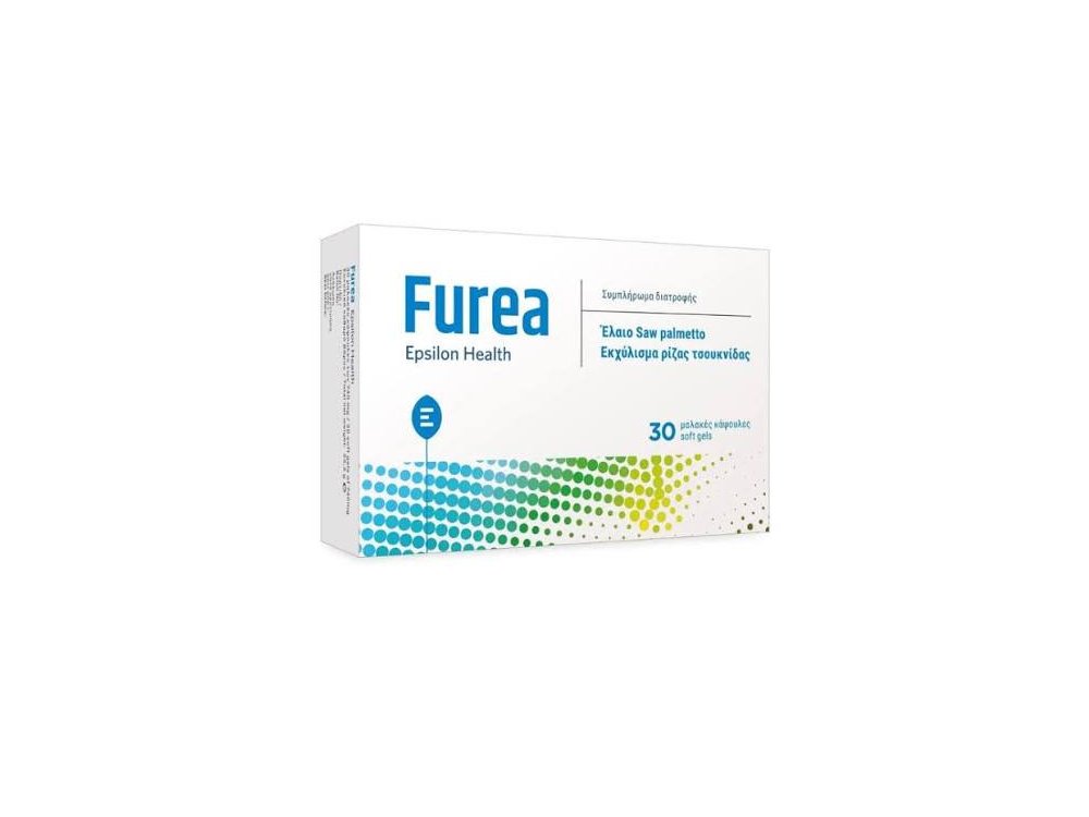 Epsilon Health Furea, Συμπλήρωμα Διατροφής για τον Προστάτη με Έλαιο Saw Palmetto & Εκχύλισμα Ρίζας Τσουκνίδας, 30caps