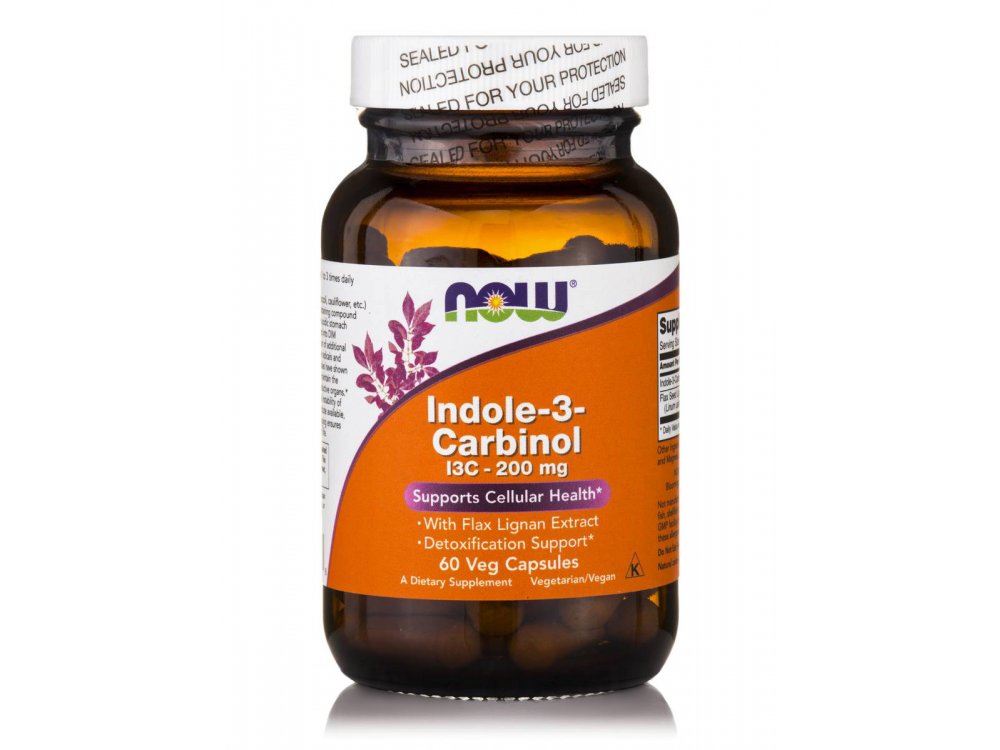 Now Indole -3- Carbinol I3C 200mg 60vegscaps
