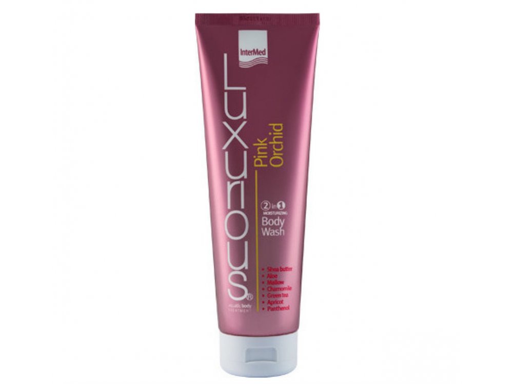 InterMed Luxurious 2 in 1 Moisturising Body Wash Pink Orchid, Καθαρισμός & Ενυδάτωση Σώματος, με άρωμα Ροζ Ορχιδέας, 300ml