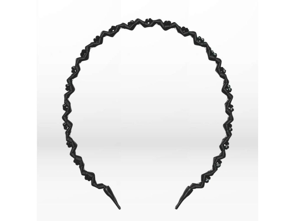 Invisibobble Hair Halo Headband True Dark Sparkle Στέκα Μαλλιών, 1τμχ