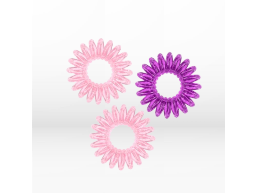 Invisibobble Original Hair Spiral Disney Princess Rapunzel Λαστιχάκια μαλλιών, 3 τεμάχια