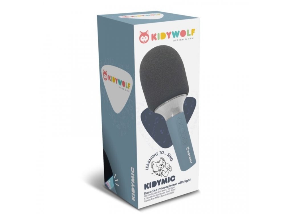 Kidywolf Karaoke Kidymic, Μικρόφωνο Μπλέ, 1 τμχ
