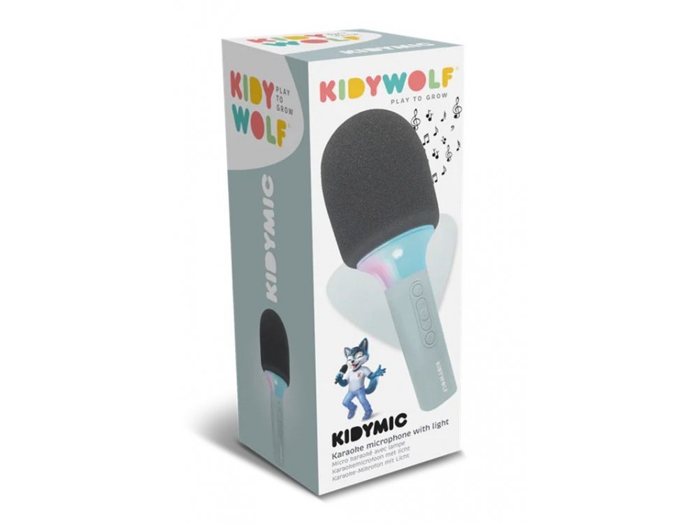 Kidywolf, Μικρόφωνο Karaoke επαναφορτιζόμενο με φως & bluetooth