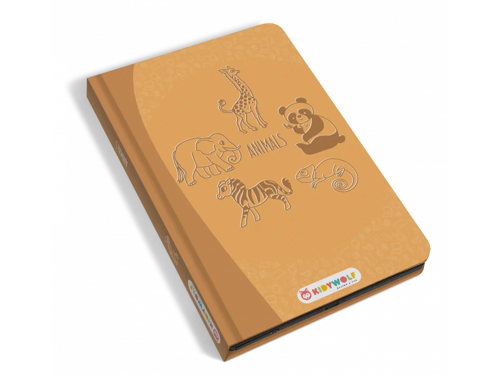 Kidywolf Kidywolf, Tablet Animals, ζωγραφικής με οθόνη LCD, 30 κάρτες , 1τμχ