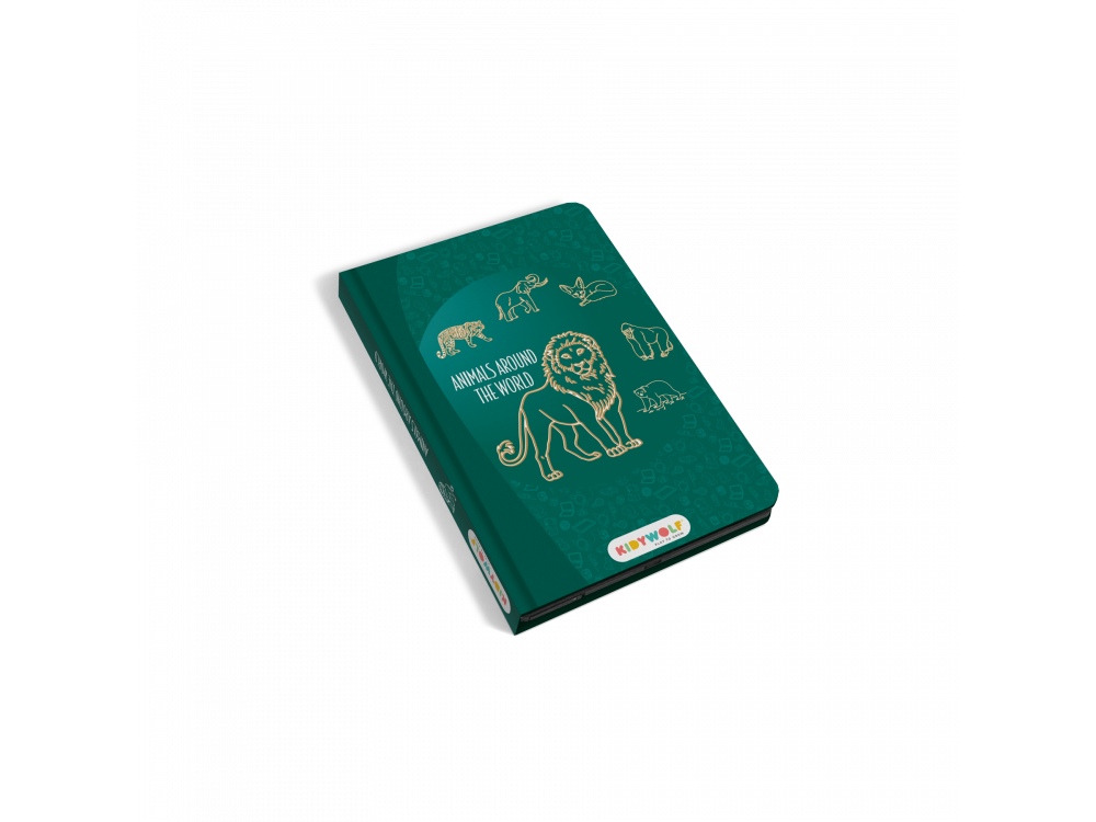 Kidywolf Kidywolf, Tablet Animals, ζωγραφικής με οθόνη LCD, 30 κάρτες , 1τμχ