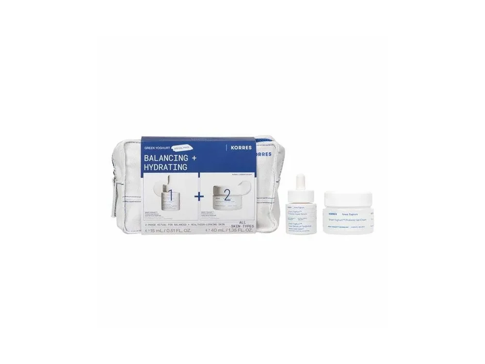 Korres Set Greek Yoghurt Balancing + Hydrating Set με νυδατική Κρέμα-Gel με Προβιοτικά 40ml & Ενυδατικός Ορός με Προβιοτικά 15ml