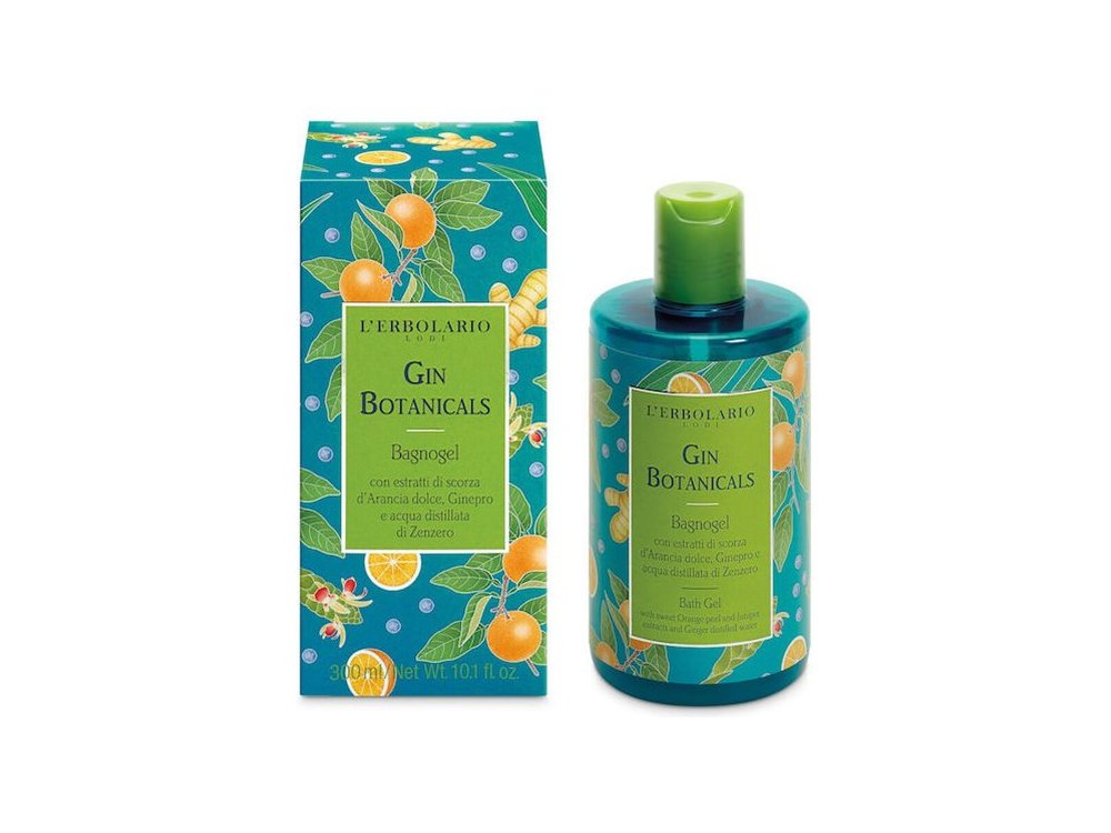 L’erbolario Gin Botanicals, Αφρόλουτρο Φρέσκο & Βοτανικό Άρωμα, 300ml