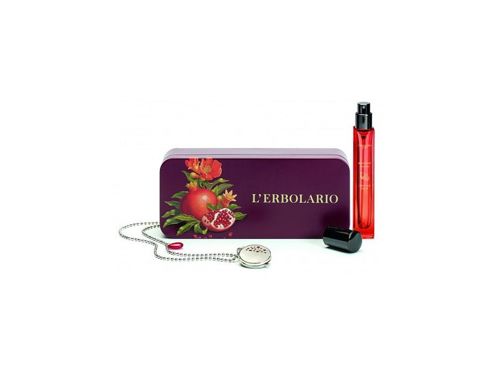 L’erbolario Melograno Beauty Box Sempre con te – Άρωμα 10ml & Κολιέ Κόσμημα- Limited Edition