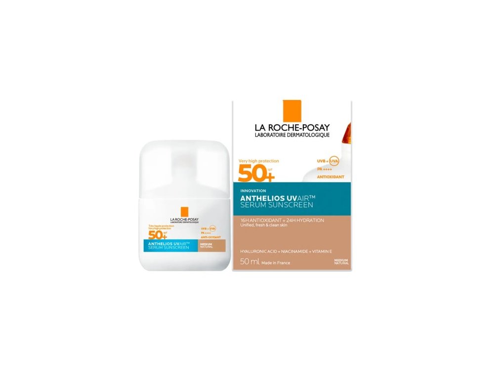 La Roche Posay Anthelios UV Air Αντηλιακός Ορός με Χρώμα Medium SPF50+, 50ml