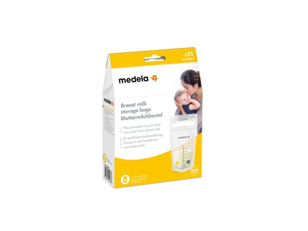 Medela Breast Milk Storage Bags Σακουλάκια Φύλαξης Μητρικού Γάλακτος, 25τμχ