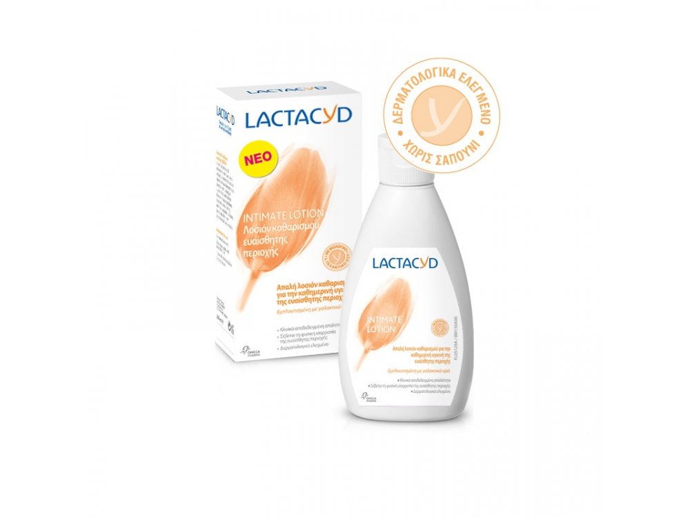 Lactacyd Intimate Washing Lotion Καθημερινή Προστασία & Φροντίδα για την Ευαίσθητη Περιοχή, 300ml