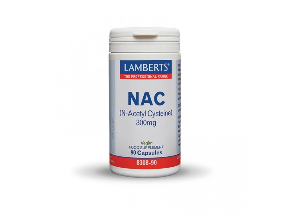 Lamberts NAC N Acetyl Cysteine 300mg, 90 caps
