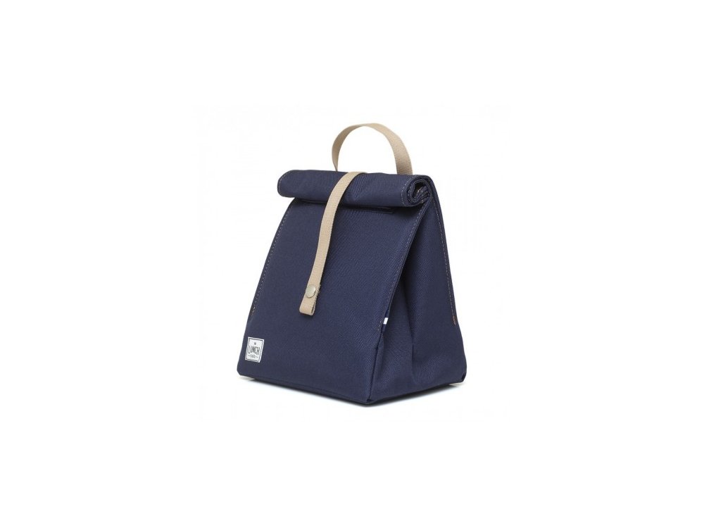 The Lunch Bags Original Blue wt Beige, Ισοθερμική Τσάντα Φαγητού (5Lt), 1τμχ