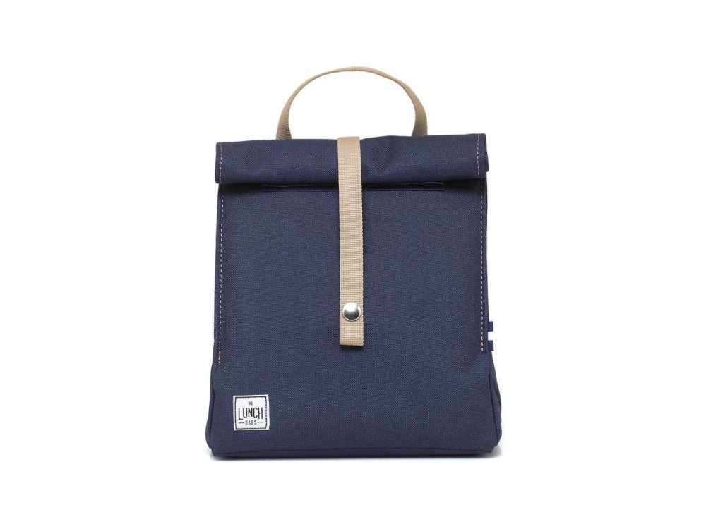 The Lunch Bags Original Blue wt Beige, Ισοθερμική Τσάντα Φαγητού (5Lt), 1τμχ