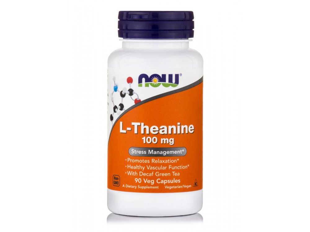 Now L-Theanine 100mg 90veg.caps.