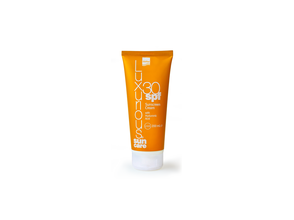 InterMed Luxurious Sun Care Body Cream SPF30, Αντηλιακή Κρέμα Σώματος, 200ml