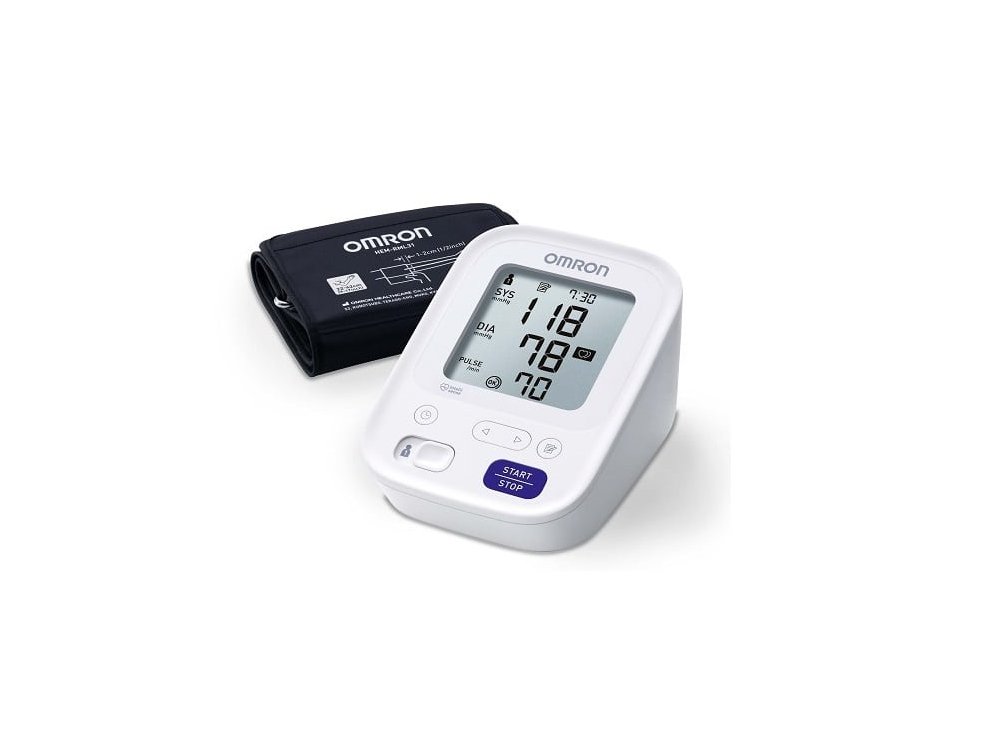Omron M3 Automatic Upper Arm Blood Pressure Monitor, Υπεραυτόματο Πιεσόμετρο Μπράτσου (HEM-7154-E), 1τμχ