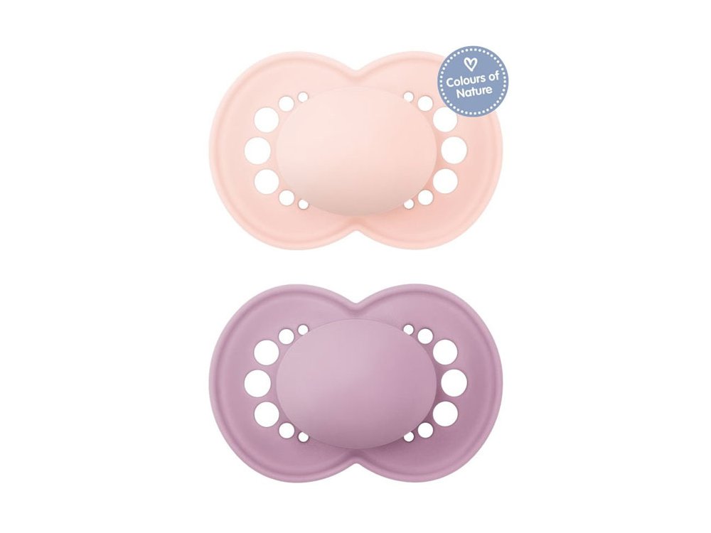 Mam Colours Of Nature, Πιπίλα Σιλικόνης 6-16m, 2τεμ
