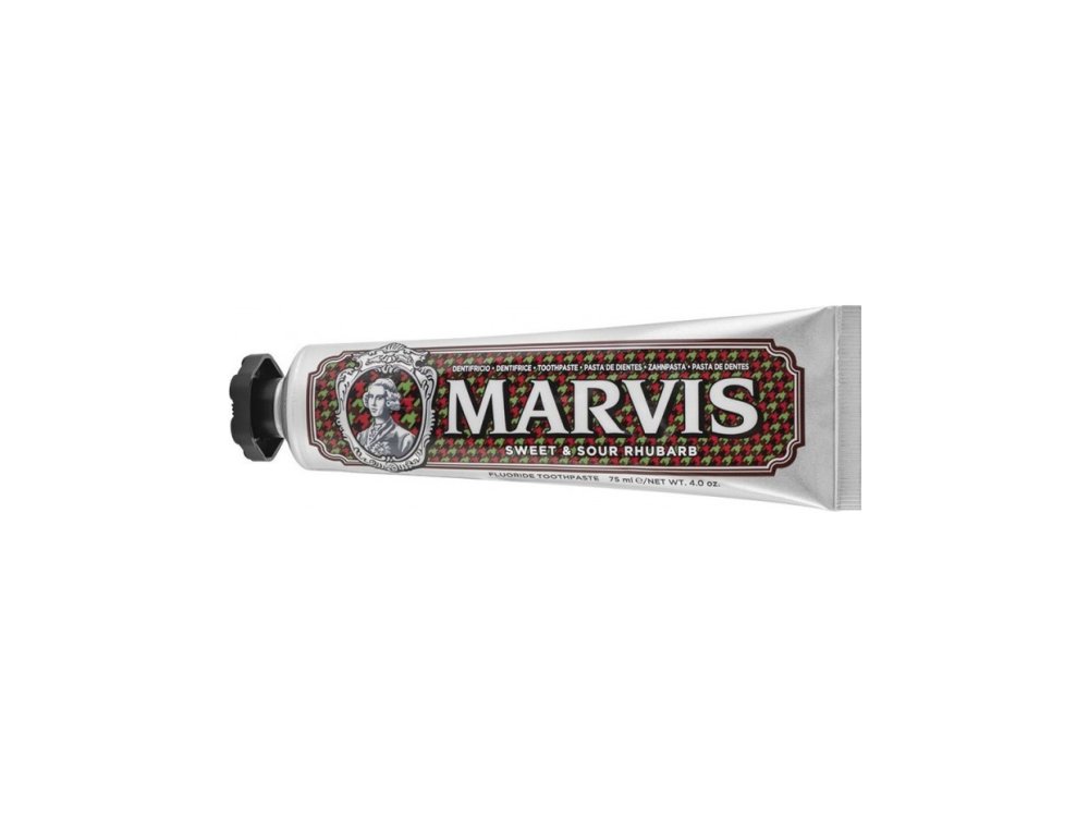 Marvis Sweet and Sour Rhubarb Mint Toothpaste, Οδοντόκρεμα με Γλυκό & Ξινό Ραβέντι, 75ml