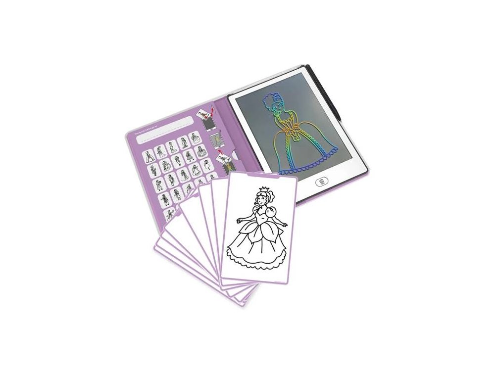 Kidywolf, Tablet Princess, ζωγραφικής με οθόνη LCD, 30 κάρτες , 1τμχ