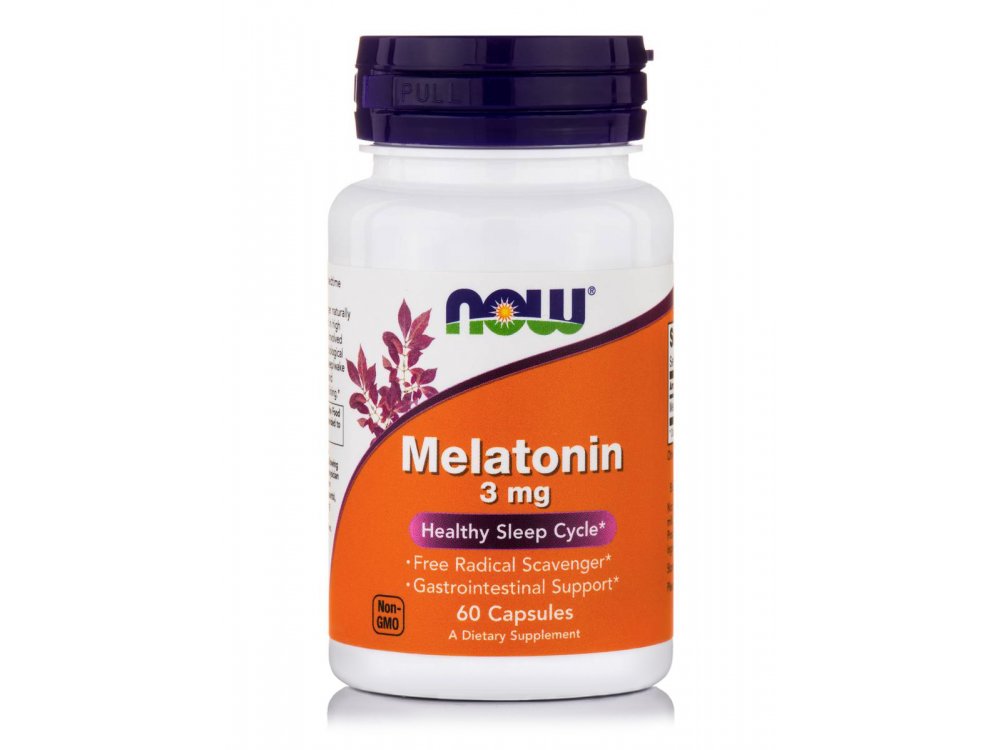 Now Melatonin 3mg, 60caps