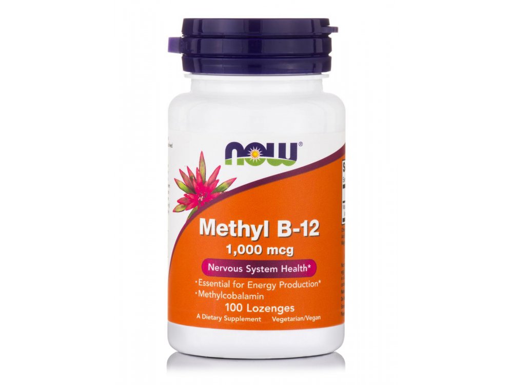 Now Methyl B-12 1000mcg 100παστίλιες